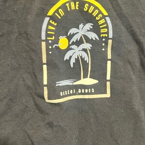 Mens desert dunes island T shirt